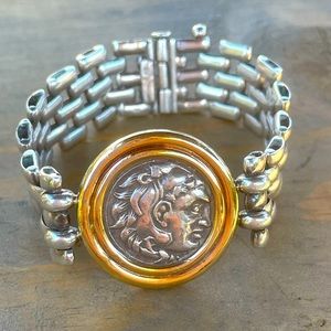 18k Gold & 800 Silver Bracelet